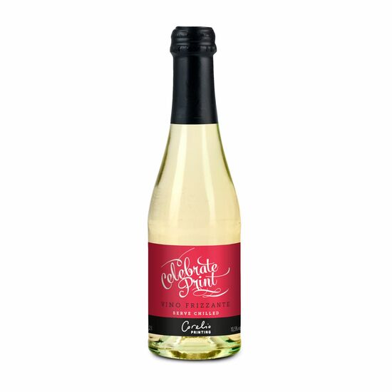 Promo Secco Piccolo - Flasche klar - Kapsel schwarz, 0,2 l 2K1919d