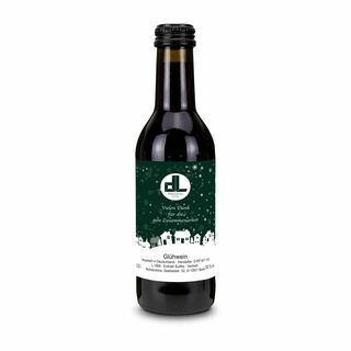 Glühwein - Flasche olivgrün, 0,25 l 2K1940