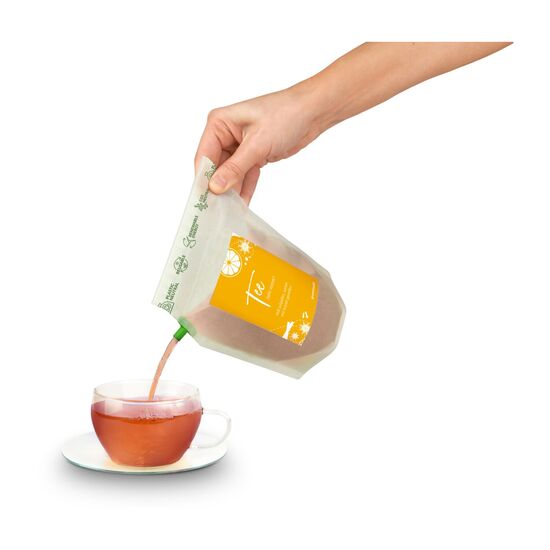 Der beliebte Tee Brühbeutel für unterwegs im Deutschland-Design - passend zu EMs, WMs, Olympischen Spielen, etc.