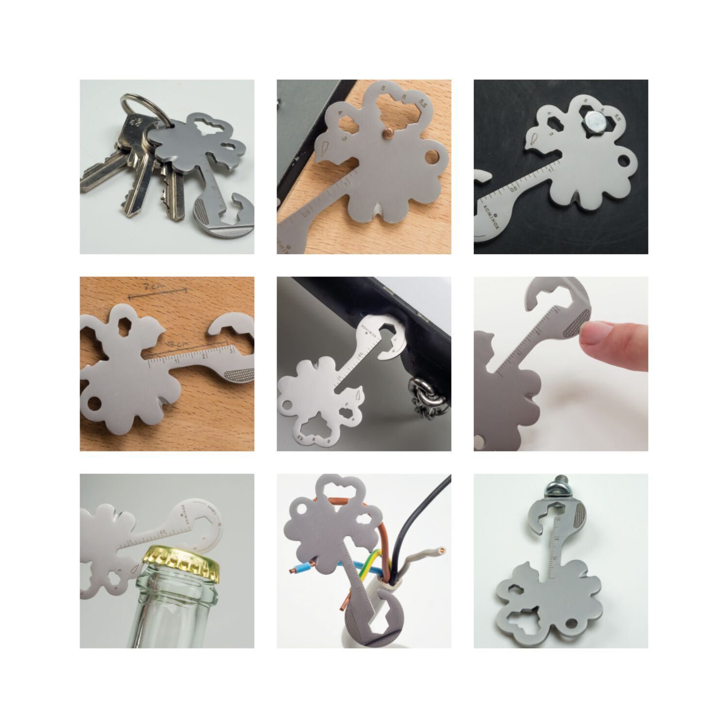 ROMINOX® Key Tool Lucky Charm (19 Funktionen) Werkzeug 2K2101m