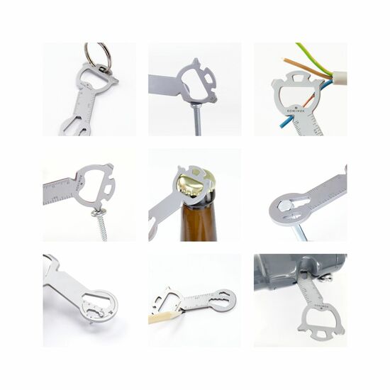 ROMINOX® Key Tool Snake (18 Funktionen) Merry Christmas 2K2102c