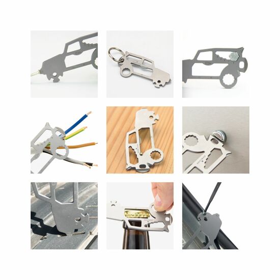 ROMINOX® Key Tool SUV (19 Funktionen) Merry Christmas 2K2102e