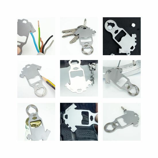 ROMINOX® Key Tool Football (18 Funktionen) Danke 2K2103h