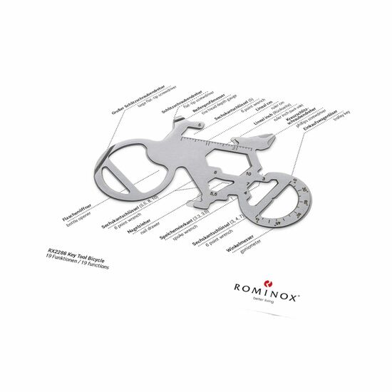 ROMINOX® Key Tool Bicycle (19 Funktionen) Happy Father's Day 2K2104l