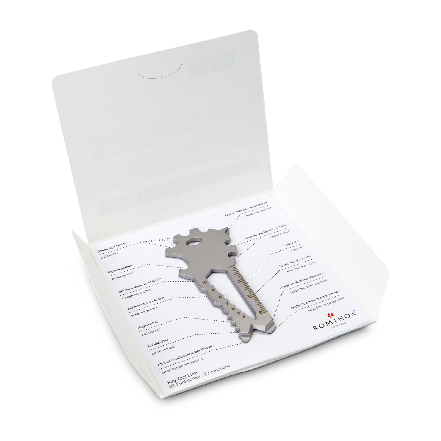 ROMINOX® Key Tool Lion (22 Funktionen) Große Helden 2K2106b