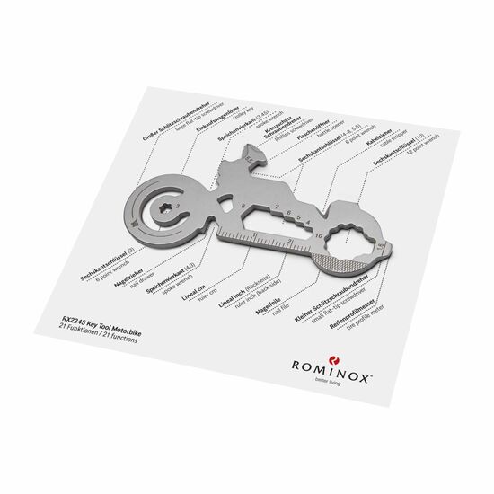ROMINOX® Key Tool Motorbike (21 Funktionen) Große Helden 2K2106d