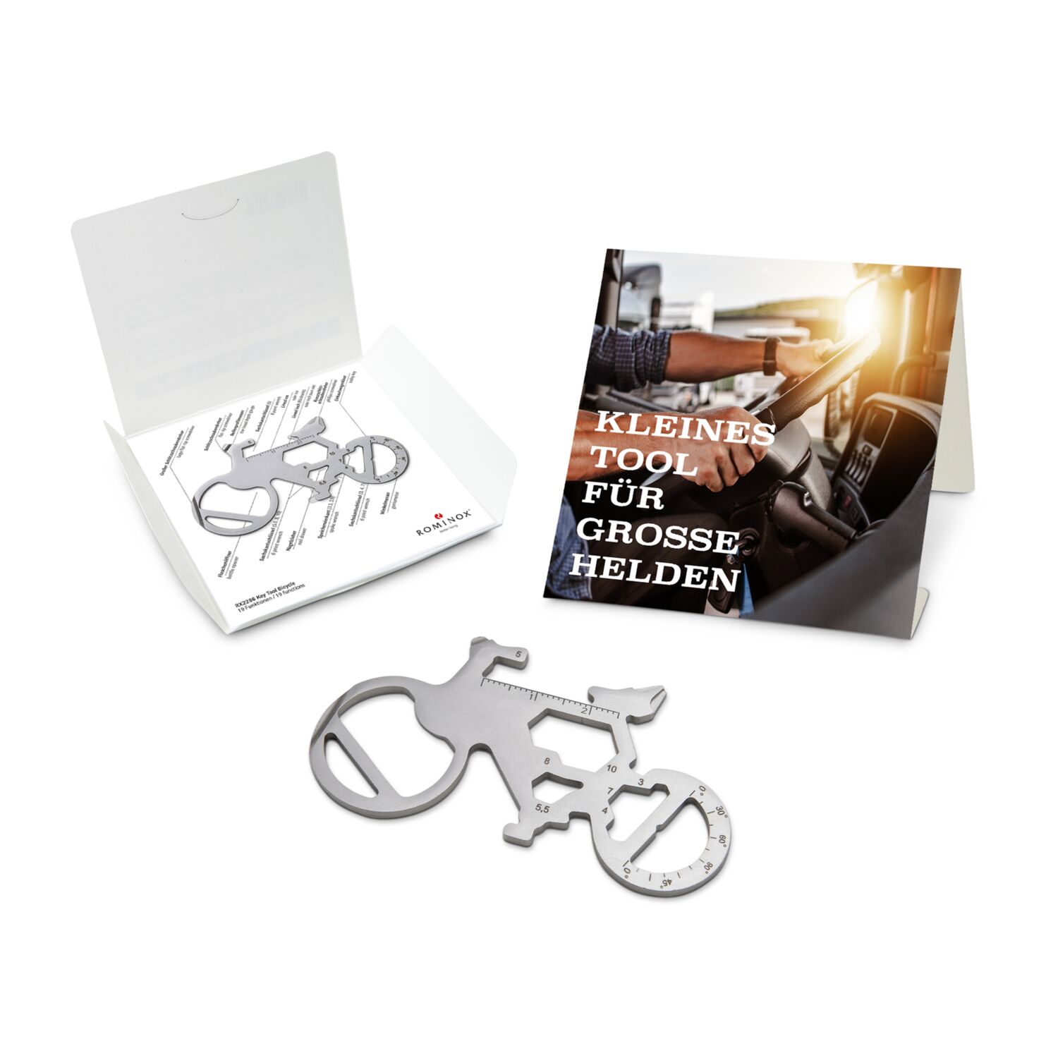 ROMINOX® Key Tool Bicycle (19 Funktionen) Große Helden 2K2106l