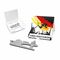 ROMINOX® Key Tool Cargo Ship (19 Funktionen) Deutschland Fan Jubelverstärker 2K2107f