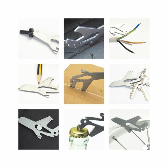 ROMINOX® Key Tool Airplane (18 Funktionen) Deutschland Fan Jubelverstärker 2K2107g