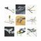 ROMINOX® Key Tool Airplane (18 Funktionen) Deutschland Fan Jubelverstärker 2K2107g