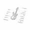 ROMINOX® Key Tool Guitar (19 Funktionen) Frohe Ostern 2K2110k