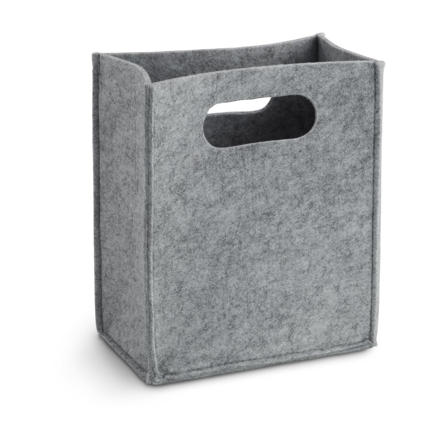 Ein trockener Piccolo Secco (0,2 l) kombiniert mit Tarallucci Käse-Pfeffer Kräckern (230 g) verpackt in einer hellgrauen ROMINOX® Filztasche inkl. Anhänger.