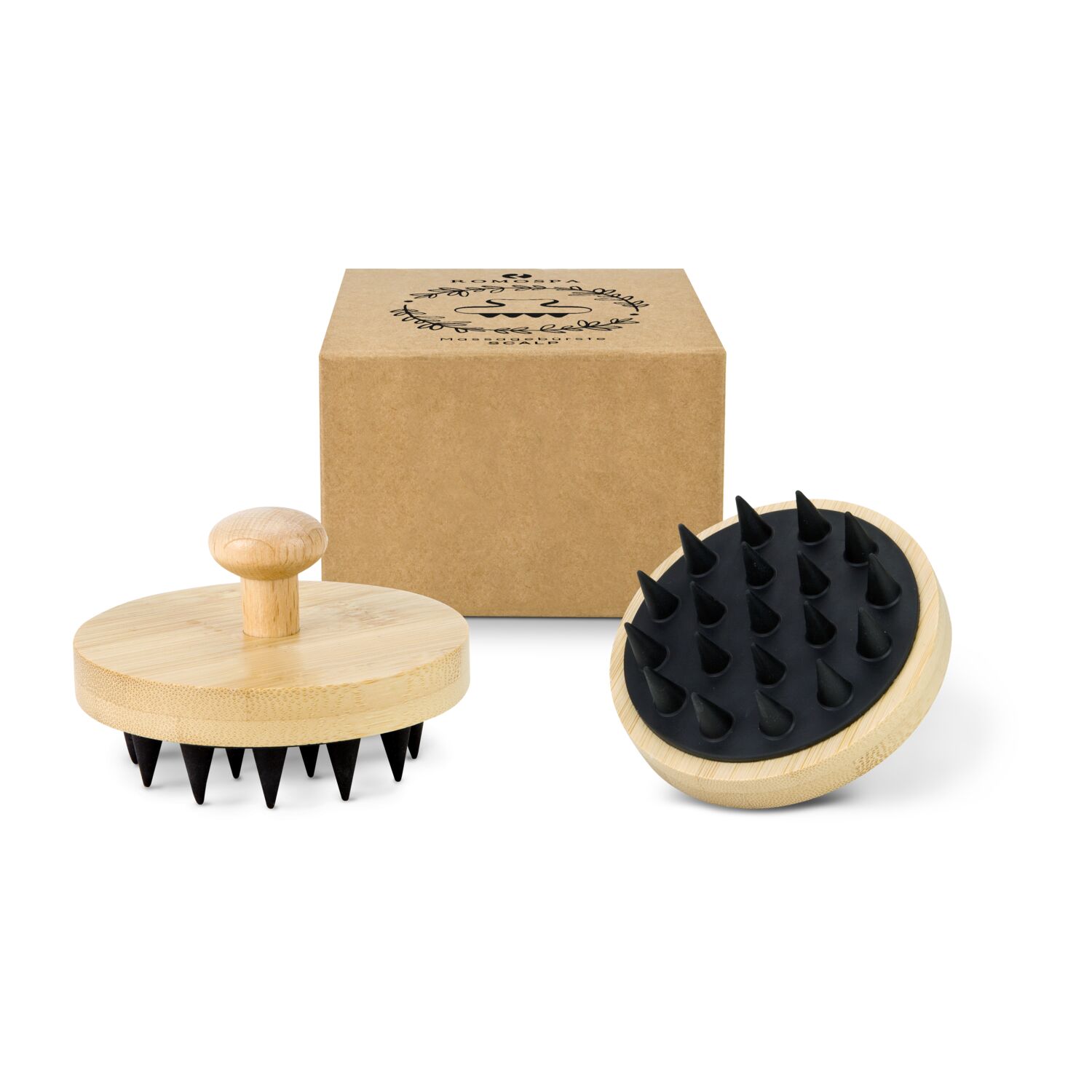 In dieser schönen Geschenkbox mit Aufkleber befinden sich ein Handtuch, eine Massagebürste und ein Gua Sha Massagestein.