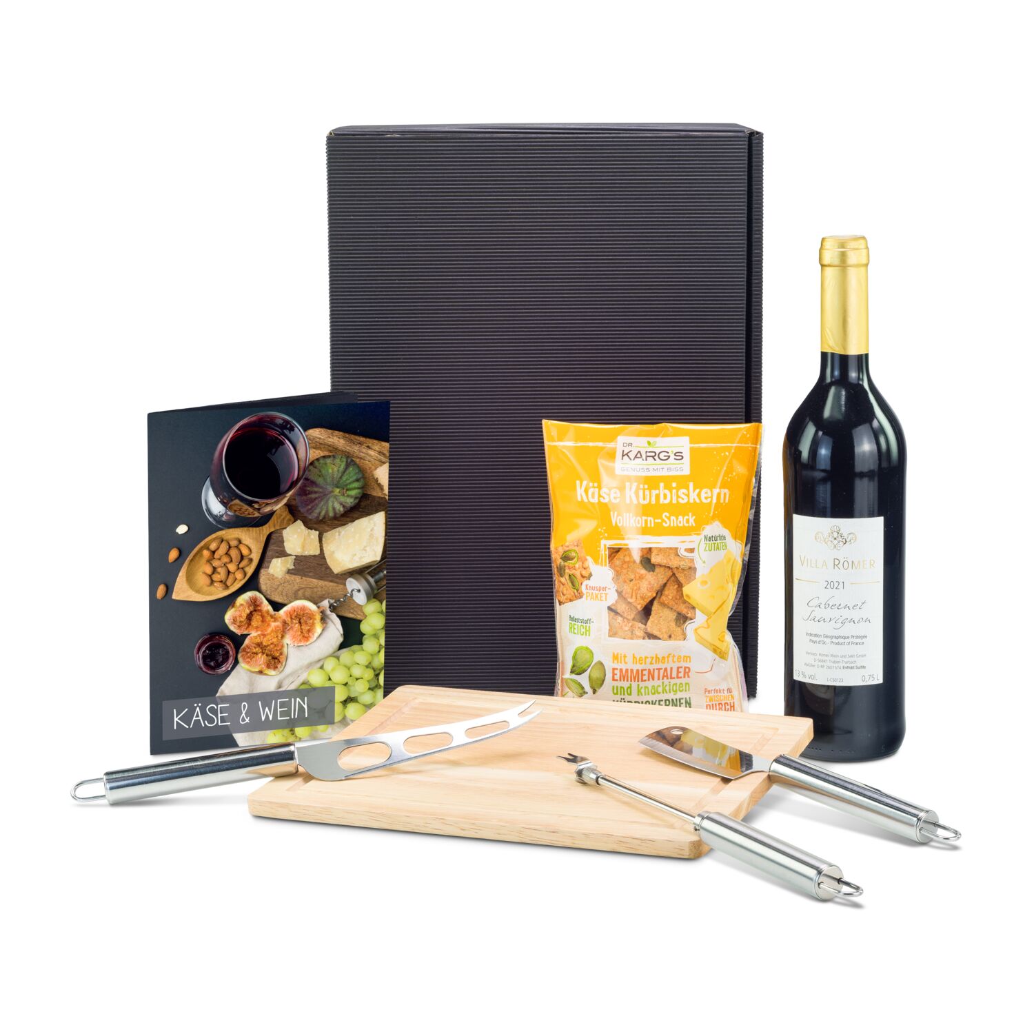 Geschenkset / Präsenteset: Käse & Wein 2K2175