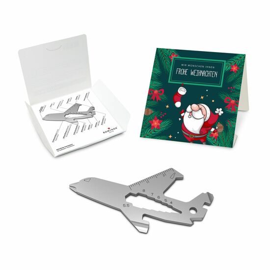 ROMINOX® Key Tool Airplane (18 Funktionen) Frohe Weihnachten 2K2201g