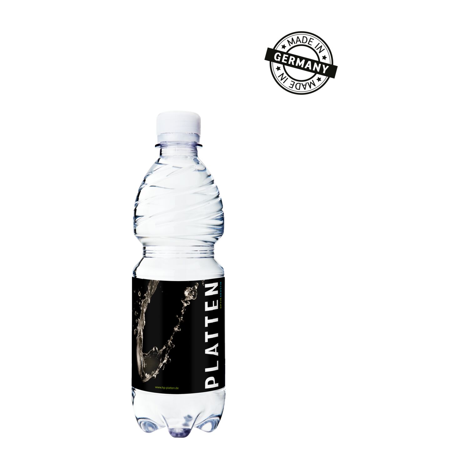 500 ml PromoWater - Mineralwasser - Eco Papier-Etikett 2P004P