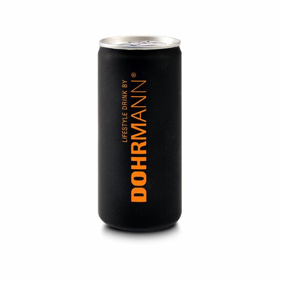 0,2 l Secco Slimline Dose in Silber, Alkohol ca. 10% Vol. mit Fullbody-Etikett Soft-Touch