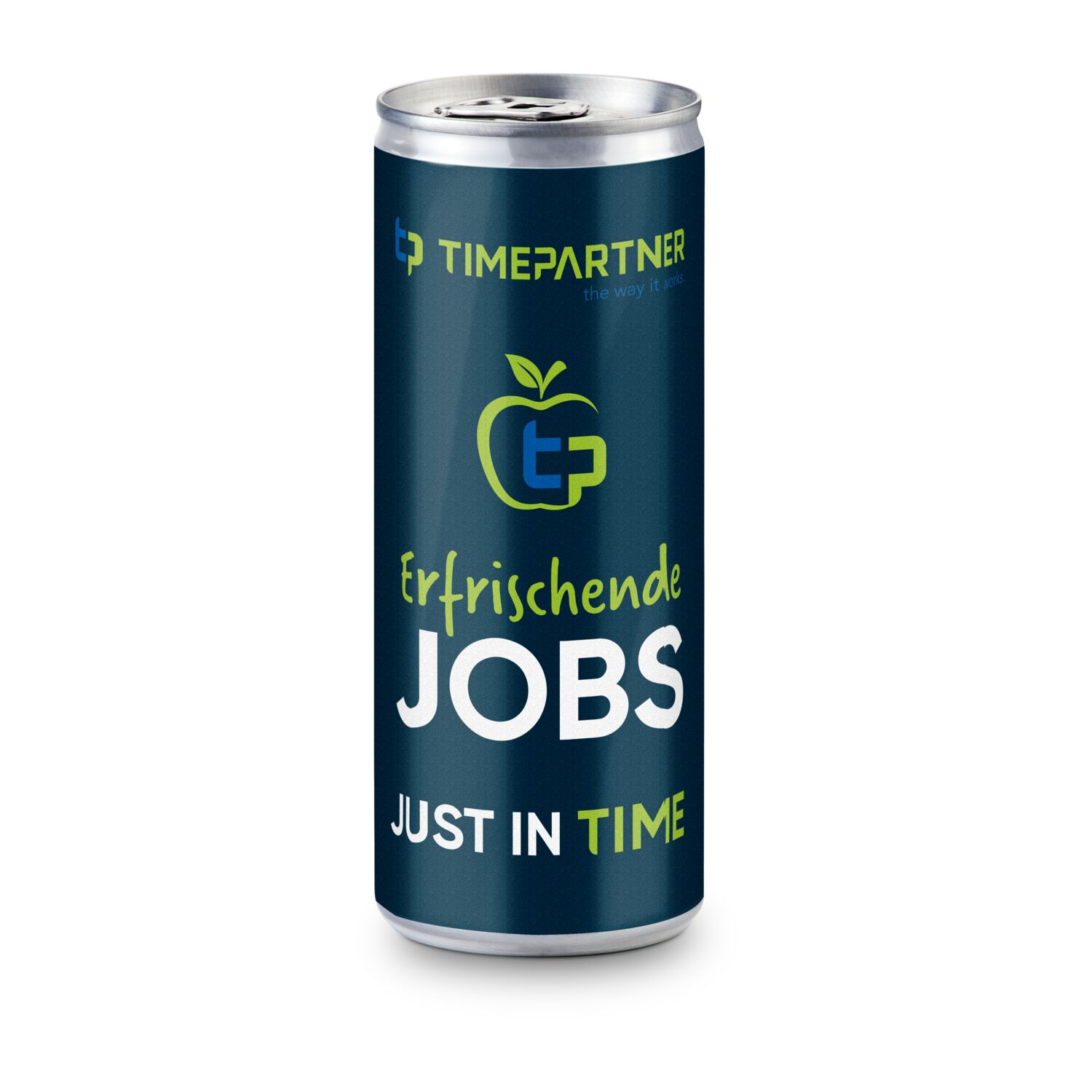 Idealer Durstlöscher: Apfelsaft aus Apfelsaftkonzentrat (Fruchtgehalt mind. 50%) versetzt mit Kohlensäure, ohne Zuckerzusatz mit Papier-Etikett