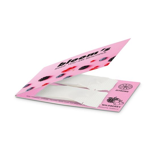 2 Sachets Promo Drops by TEABALLS (je 6-8 Wildberry und Zitrone Drops für bis zu 1 L) in individueller Klappkarte