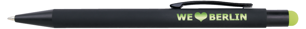 Kugelschreiber Soft-Touch mit Glanzgravur