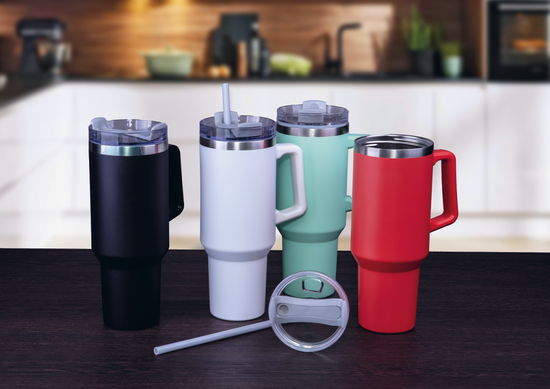 Cup XXL mit Strohhalm 1.200 ml