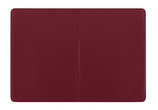 CreativDesign® Ausweistasche "2-fach" Normalfolie bordeaux