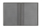 CreativDesign® Ausweistasche "4-fach" Velours grau