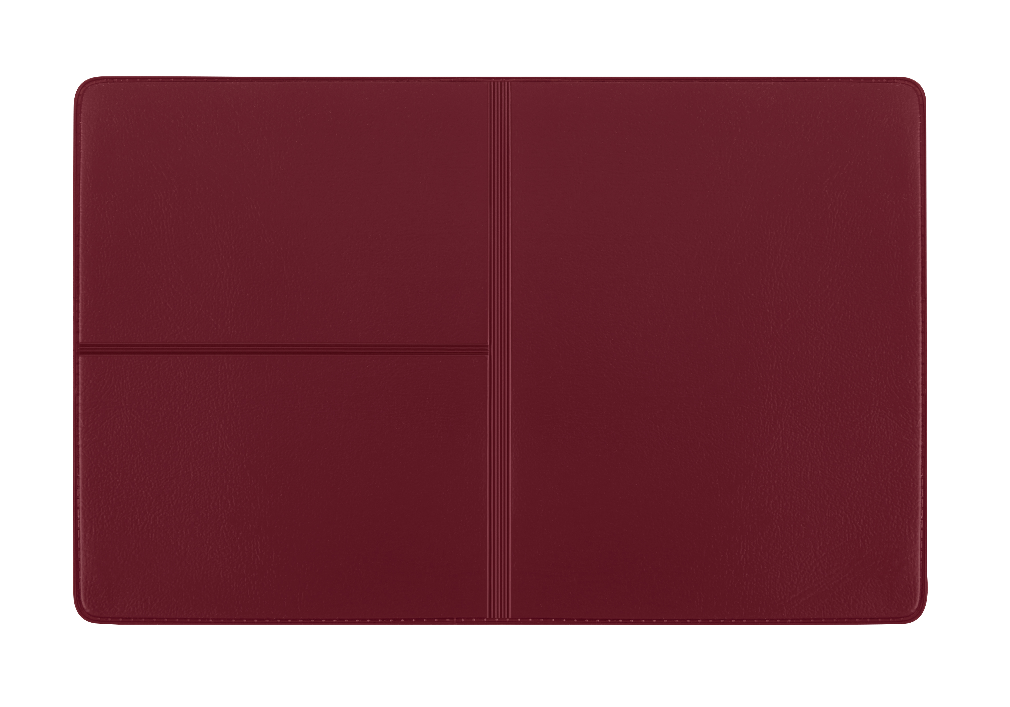 CreativDesign® Ausweistasche "Euro" Normalfolie bordeaux