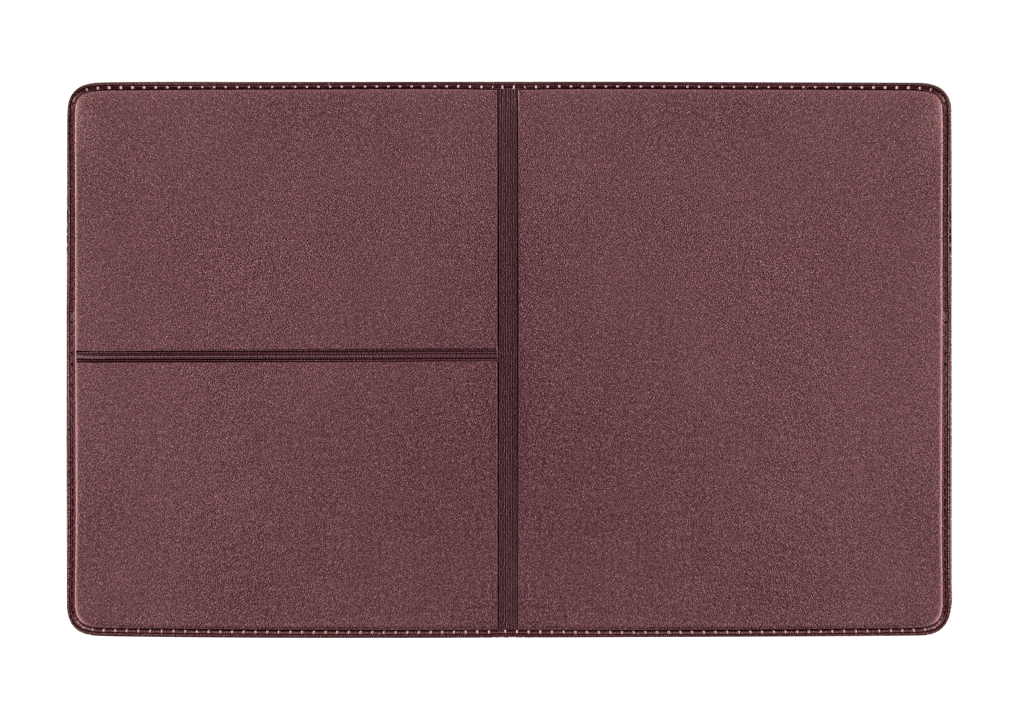 CreativDesign® Ausweistasche "Euro" Reflexfolie bordeaux