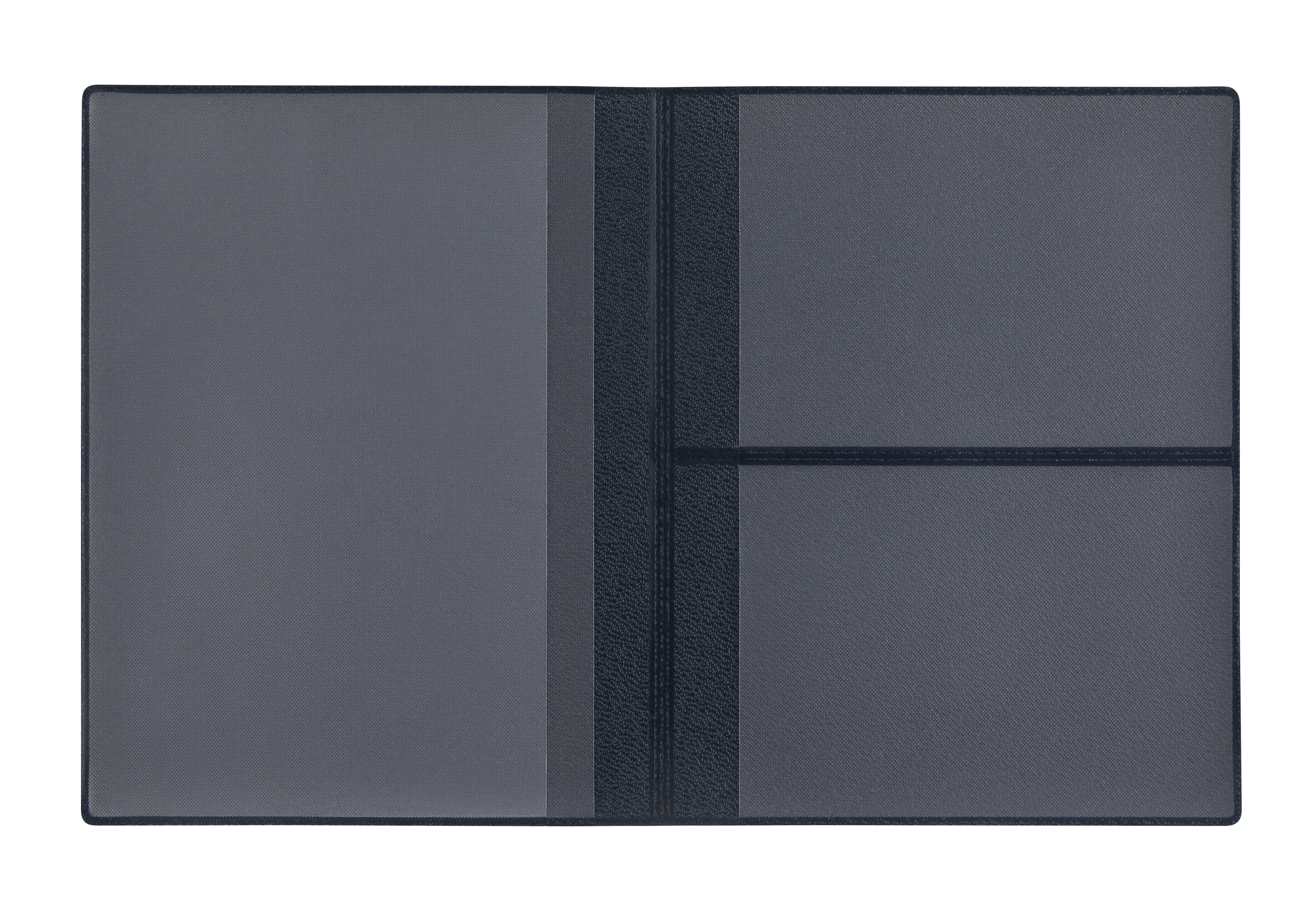 CreativDesign® Ausweistasche "Euro" Veloursfolie blau