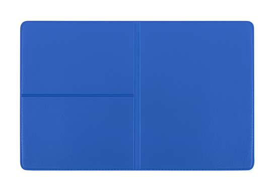 CreativDesign® Ausweistasche "Euro" Normalfolie blau mit Einschub