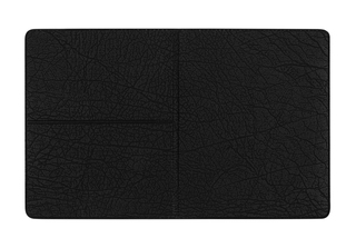 CreativDesign® Ausweistasche "Euro" Arizonafolie schwarz mit Einschub