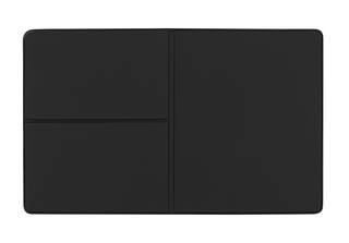 CreativDesign® Ausweistasche "Euro" Starfolie schwarz mit Einschub