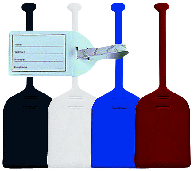 thanxx® Kofferanhänger "Folie" Normalfolie blau