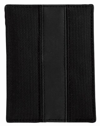 CreativDesign® Ausweistasche "ColourLane"  schwarz/schwarz