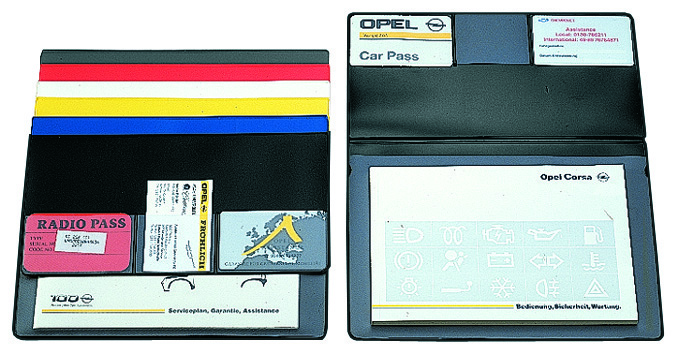 CreativDesign® Wagenpapiertasche "Folie4" Normalfolie weiß