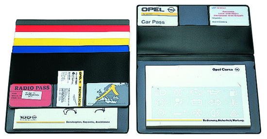 CreativDesign® Wagenpapiertasche "Folie4" Normalfolie weiß