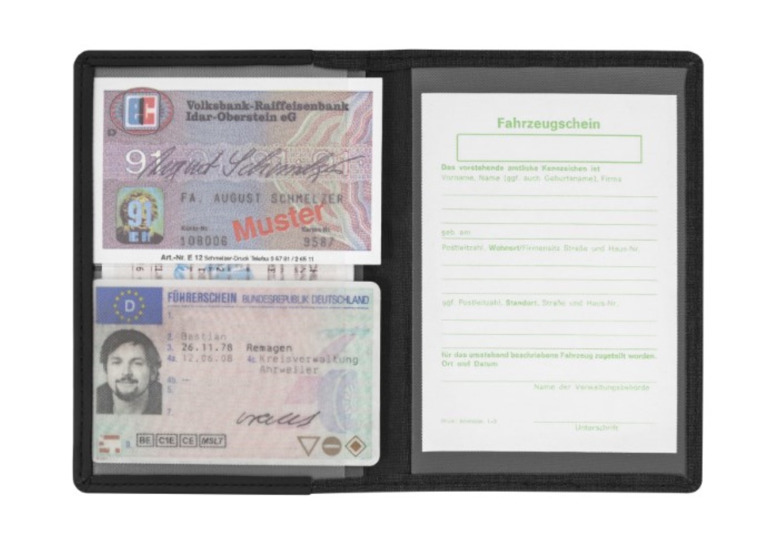 Blackmaxx® Schlüsseltasche "MetropolitanPlus" hellgrau