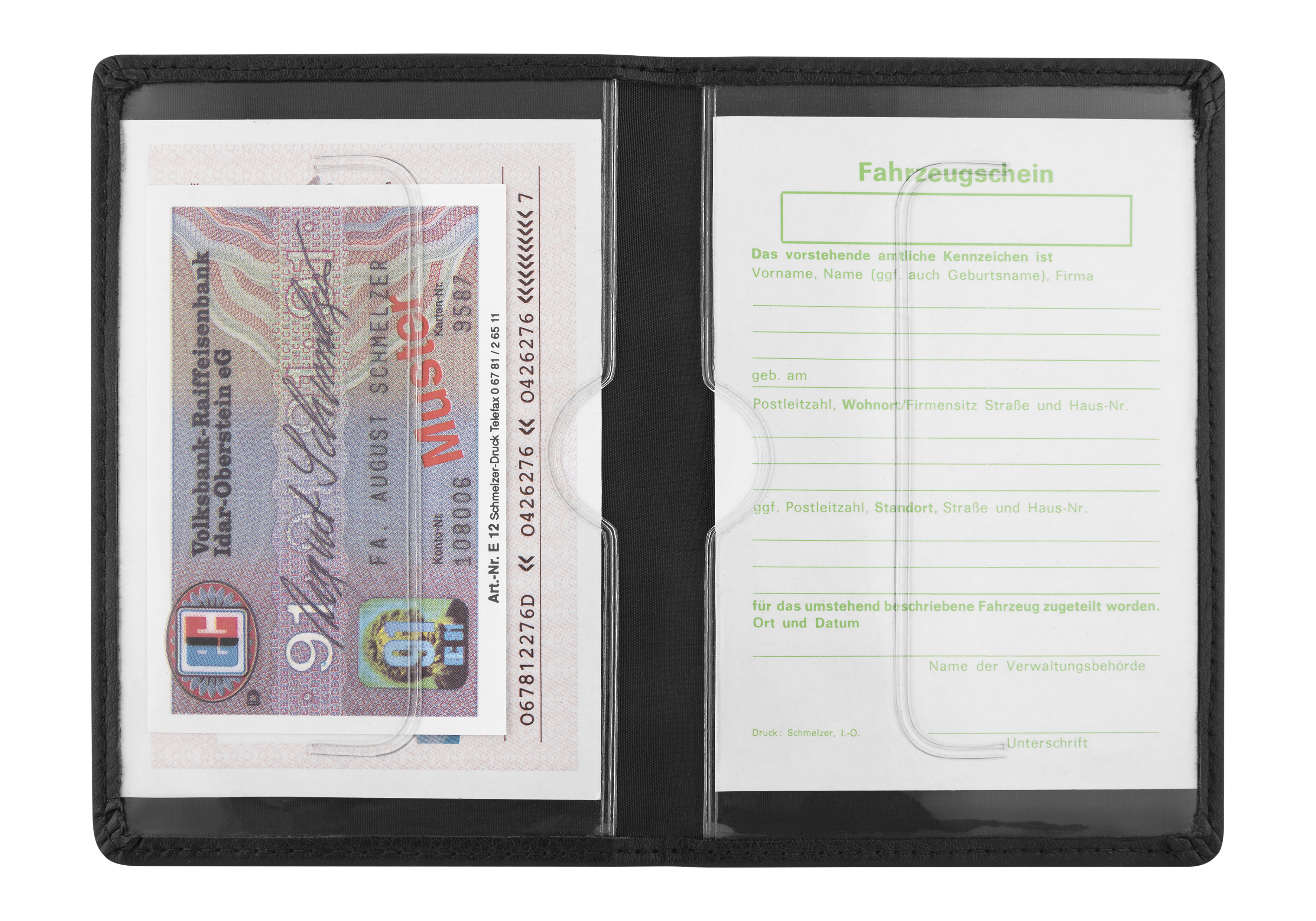 Blackmaxx® Ziegenlederführerscheintasche "EcoNappaDeLuxe Infinite"