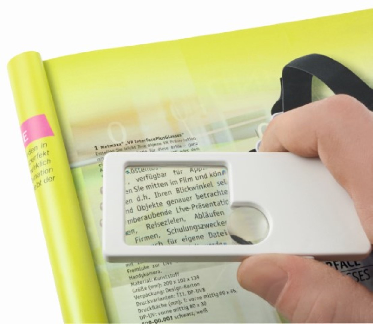 Metmaxx® Lupe "LED&See" weiß