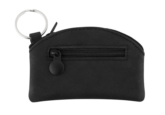 CreativDesign® Schlüsseltasche "Curve Label" schwarz