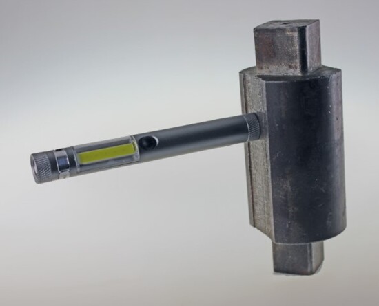 Metmaxx® LED MegaBeam WorkLight "WorklightMidiCOB" titan