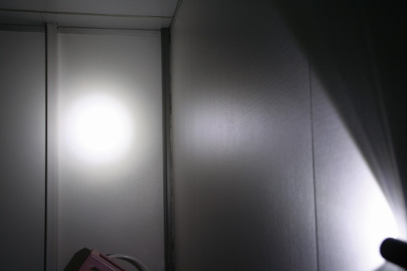 Metmaxx® LED MegaBeam Taschenlampe "GoRed3Watt" rot