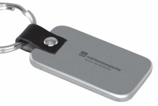 Metmaxx® Schlüsselanhänger "RepresentativeMetal" silber