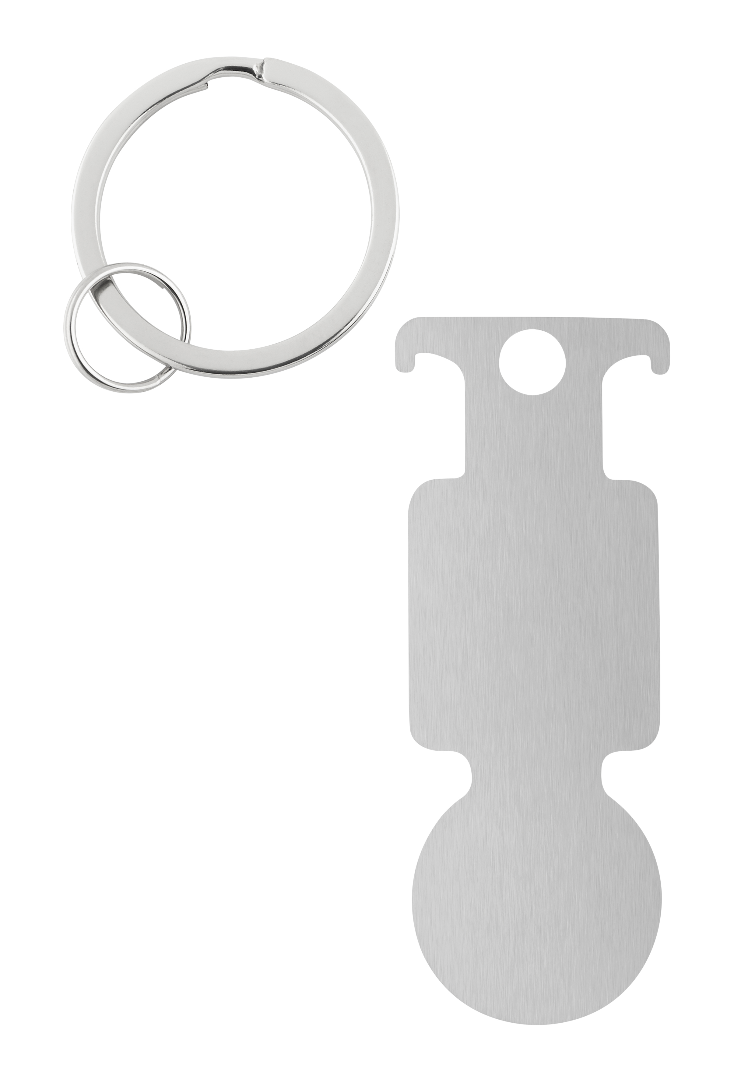 Metmaxx® EK-Schlüsselanhänger "MyHeinzelmann" silber