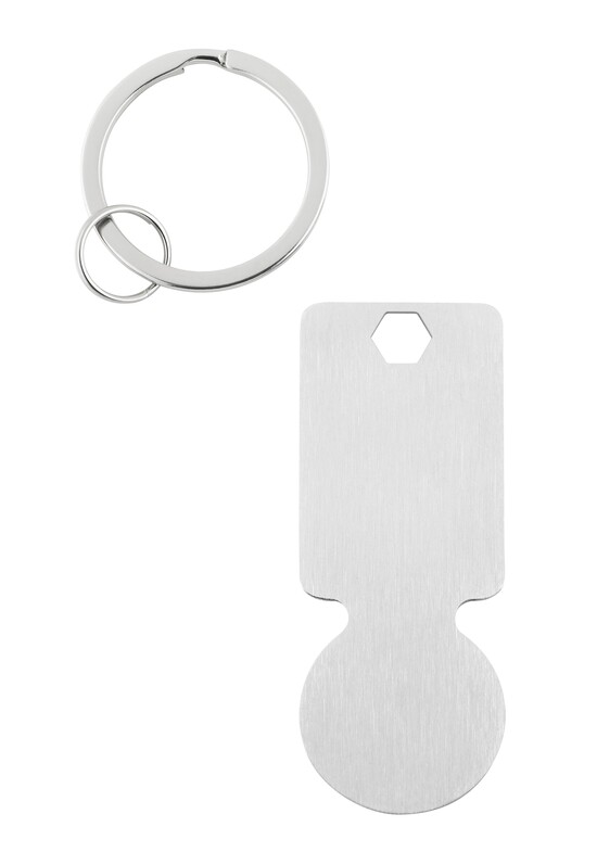 Metmaxx® EK-Schlüsselanhänger "Style&Shop" silber