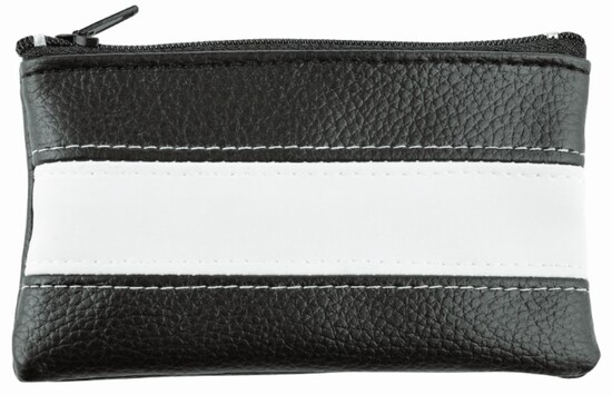 CreativDesign® Schlüsseltasche "LookPlus" schwarz/weiß