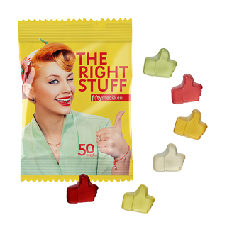 Fruchtgummi STANDARD-Formen 10 g im konventionellen Tütchen