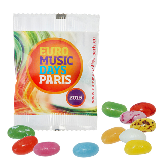 Jelly Beans im konventionellen Tütchen
