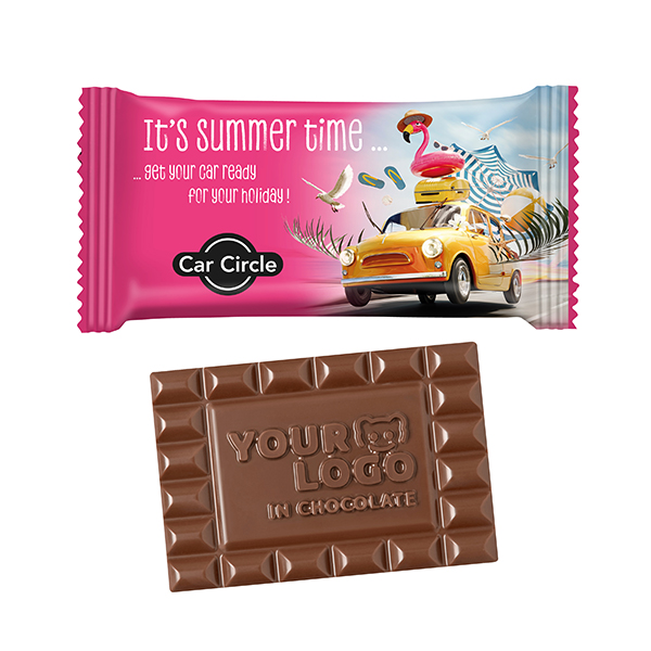 Schoko-Sondermotiv L im Standard-Flowpack